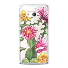 Lex Altern TPU Silicone HTC Case Cacti Flowers