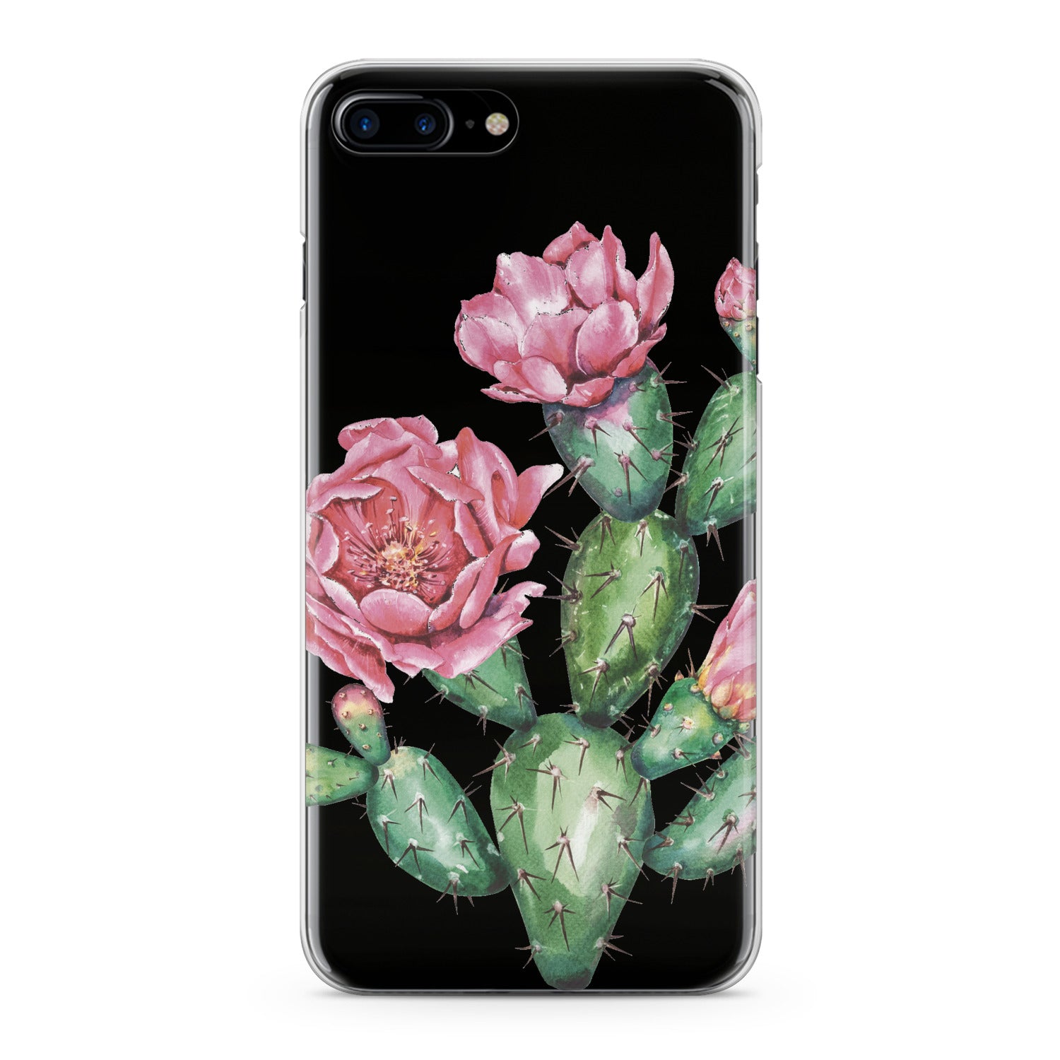 Lex Altern Pink Cacti Flower Phone Case for your iPhone & Android phone.
