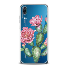 Lex Altern TPU Silicone Huawei Honor Case Pink Cacti Flower