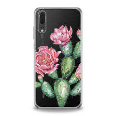 Lex Altern Pink Cacti Flower Huawei Honor Case