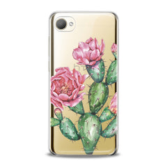 Lex Altern TPU Silicone HTC Case Pink Cacti Flower