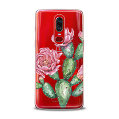 Lex Altern TPU Silicone OnePlus Case Pink Cacti Flower