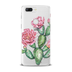 Lex Altern TPU Silicone OnePlus Case Pink Cacti Flower