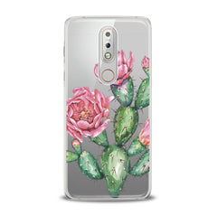 Lex Altern TPU Silicone Nokia Case Pink Cacti Flower