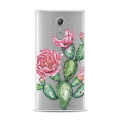 Lex Altern TPU Silicone Sony Xperia Case Pink Cacti Flower