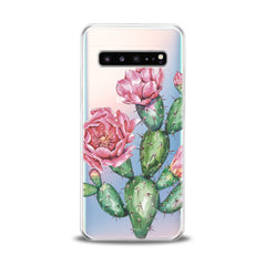 Lex Altern TPU Silicone Samsung Galaxy Case Pink Cacti Flower