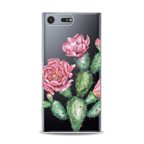 Lex Altern Pink Cacti Flower Sony Xperia Case