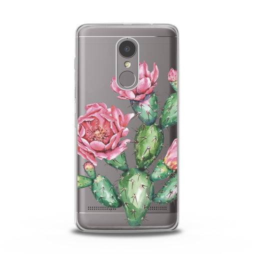 Lex Altern Pink Cacti Flower Lenovo Case