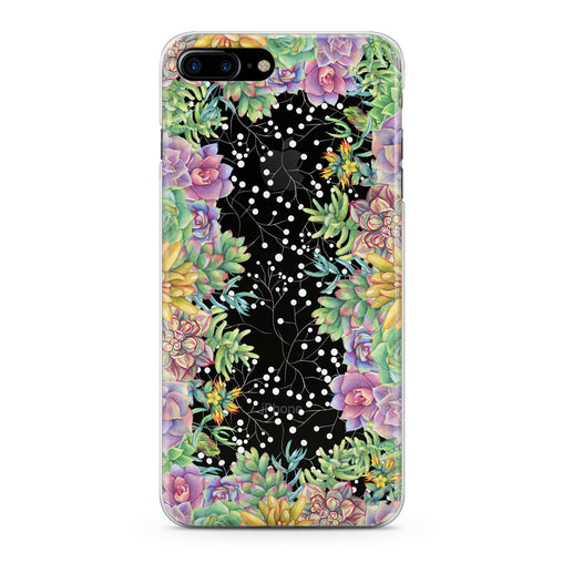 Lex Altern Colorful Succulent Phone Case for your iPhone & Android phone.