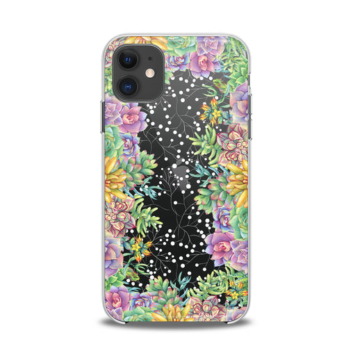 Lex Altern TPU Silicone iPhone Case Colorful Succulent