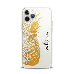 Lex Altern TPU Silicone iPhone Case Golden Pineapple