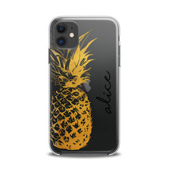 Lex Altern TPU Silicone iPhone Case Golden Pineapple