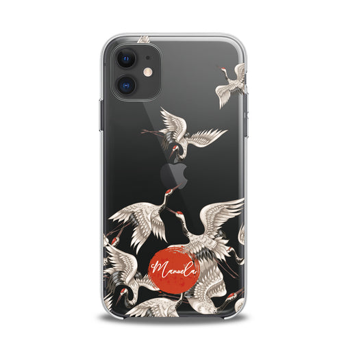 Lex Altern TPU Silicone iPhone Case Flock of Storks