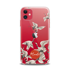 Lex Altern TPU Silicone iPhone Case Flock of Storks