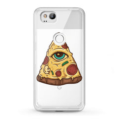 Lex Altern TPU Silicone Google Pixel Case Eye Pizza