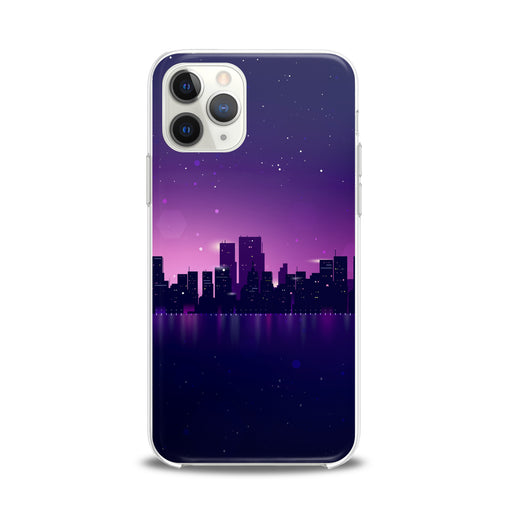 Lex Altern TPU Silicone iPhone Case Purple Urban View