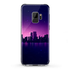 Lex Altern TPU Silicone Samsung Galaxy Case Purple Urban View