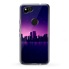 Lex Altern TPU Silicone Google Pixel Case Purple Urban View