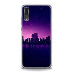 Lex Altern TPU Silicone Huawei Honor Case Purple Urban View