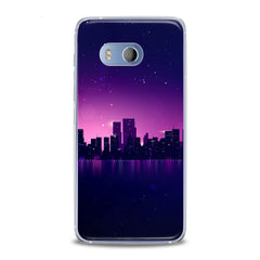Lex Altern TPU Silicone HTC Case Purple Urban View
