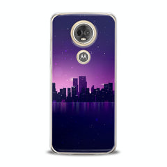 Lex Altern TPU Silicone Motorola Case Purple Urban View
