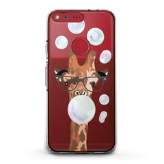 Lex Altern TPU Silicone Google Pixel Case Cute Giraffe
