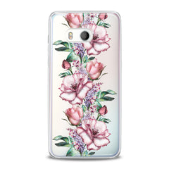 Lex Altern TPU Silicone HTC Case Pink Tea Roses