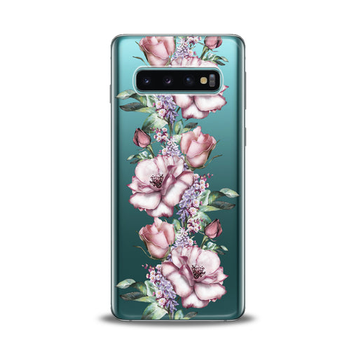 Lex Altern Pink Tea Roses Samsung Galaxy Case