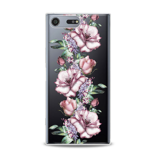 Lex Altern Pink Tea Roses Sony Xperia Case