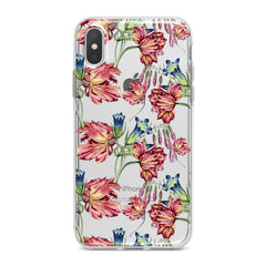 Lex Altern Red Peonies Art Phone Case for your iPhone & Android phone.