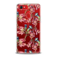 Lex Altern TPU Silicone Oppo Case Red Peonies Art