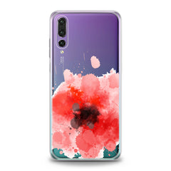 Lex Altern TPU Silicone Huawei Honor Case Red Watercolor Poppy
