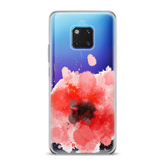 Lex Altern TPU Silicone Huawei Honor Case Red Watercolor Poppy