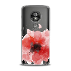 Lex Altern TPU Silicone Phone Case Red Watercolor Poppy