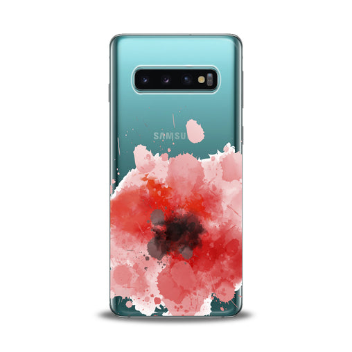 Lex Altern Red Watercolor Poppy Samsung Galaxy Case