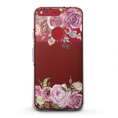 Lex Altern TPU Silicone Phone Case Watercolor Pink Roses