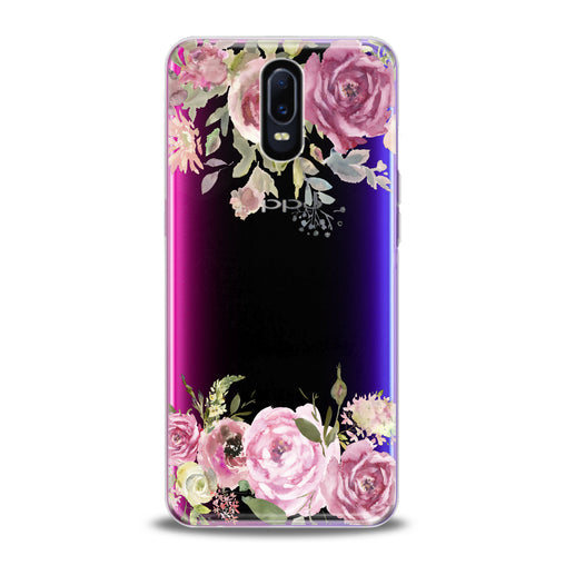 Lex Altern Watercolor Pink Roses Oppo Case