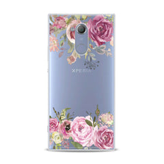 Lex Altern TPU Silicone Sony Xperia Case Watercolor Pink Roses