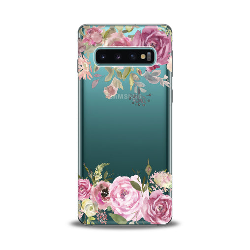 Lex Altern Watercolor Pink Roses Samsung Galaxy Case