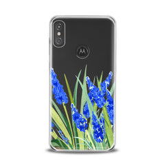 Lex Altern TPU Silicone Motorola Case Blue Lupines Bloom