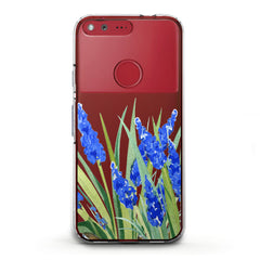 Lex Altern TPU Silicone Phone Case Blue Lupines Bloom