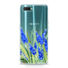 Lex Altern TPU Silicone Oppo Case Blue Lupines Bloom