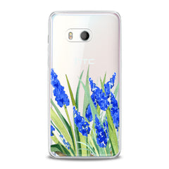 Lex Altern TPU Silicone HTC Case Blue Lupines Bloom