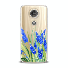 Lex Altern TPU Silicone Motorola Case Blue Lupines Bloom