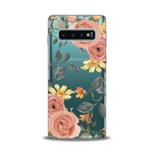 Lex Altern Gentle Orange Roses Samsung Galaxy Case