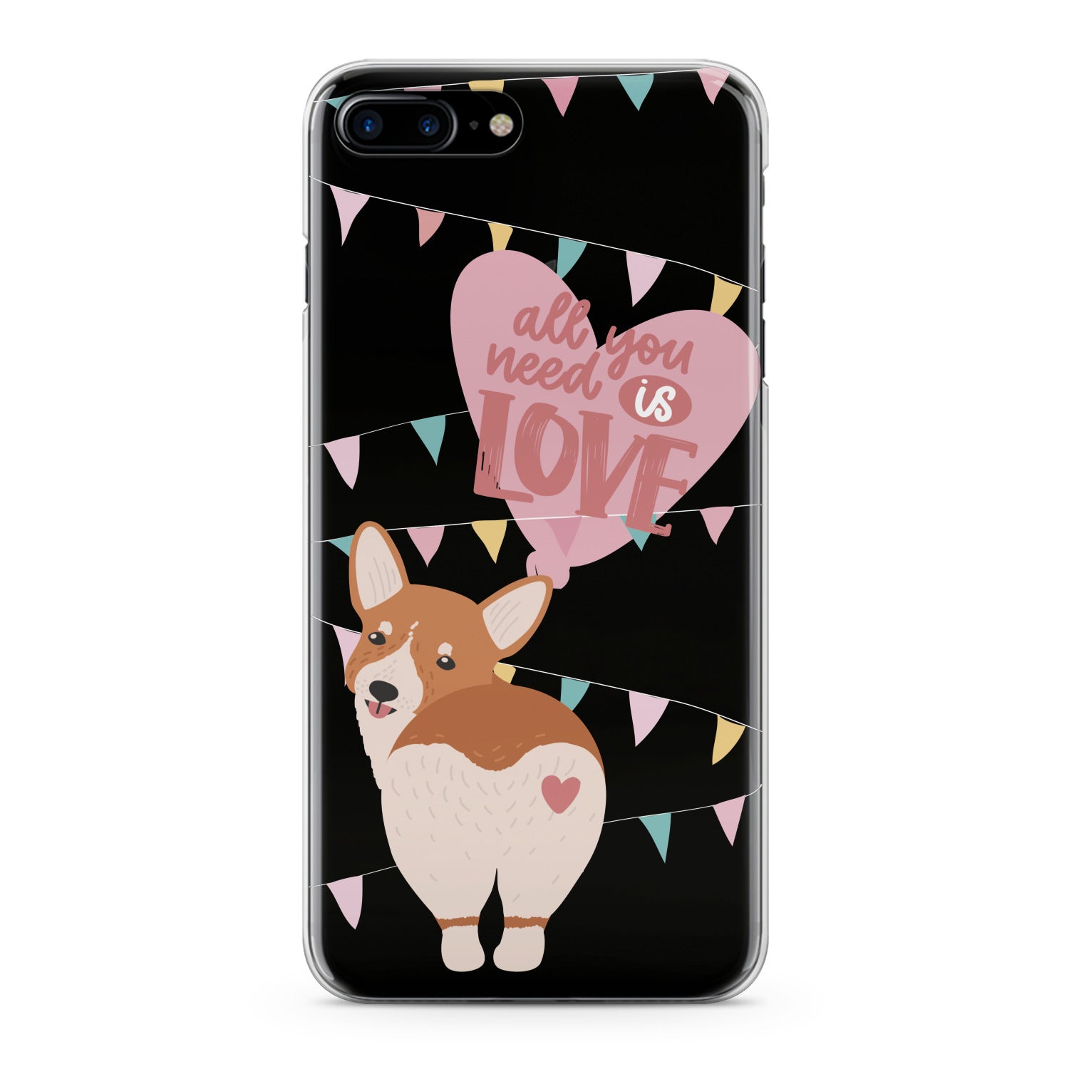 Lex Altern Love Corgi Puppy Phone Case for your iPhone & Android phone.