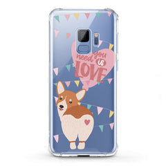 Lex Altern TPU Silicone Samsung Galaxy Case Love Corgi Puppy