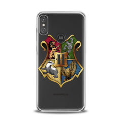 Lex Altern TPU Silicone Motorola Case Hogwarts Symbol