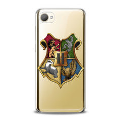 Lex Altern TPU Silicone HTC Case Hogwarts Symbol