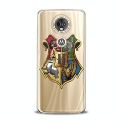 Lex Altern TPU Silicone Motorola Case Hogwarts Symbol